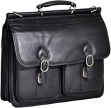 McKlein S Series Hazel Crest Leather Double Compartment Laptop Case