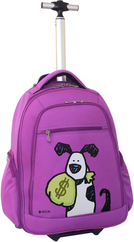 Ed Heck Money Doggie Wheeled Backpack