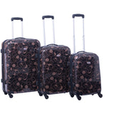 American Flyer Swirl 3pc Hardside Spinner Set 