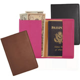 Royce Leather RFID Blocking Passport Travel Document Organizer