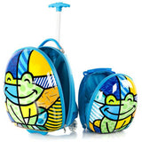 Britto for Kids Frog Luggage and Backpack Set