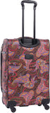American Flyer Paisely 5 Piece Spinner Luggage Set