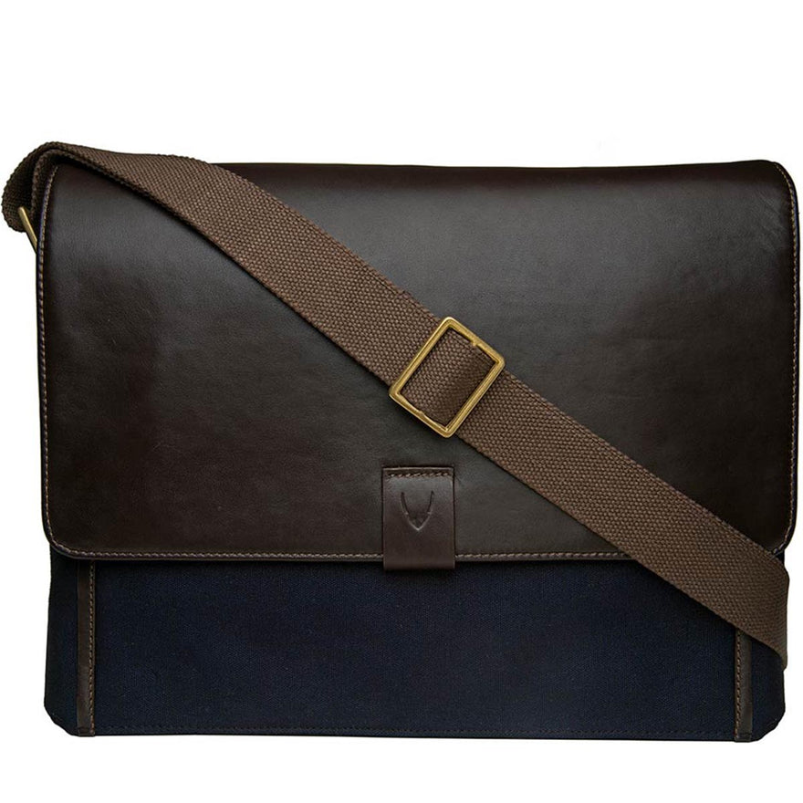 Hidesign Aiden Canvas Large Messenger Bag