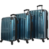 Mia Toro Spazzolato Lucido Hardside Spinner 3 Piece Set 