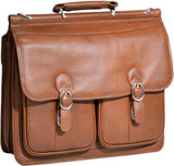 McKlein S Series Hazel Crest Leather Double Compartment Laptop Case