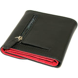 Royce Leather RFID Blocking Ladies Compact Trifold Wallet