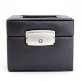 Royce Leather Luxury Two Slot Watch Box Display Case