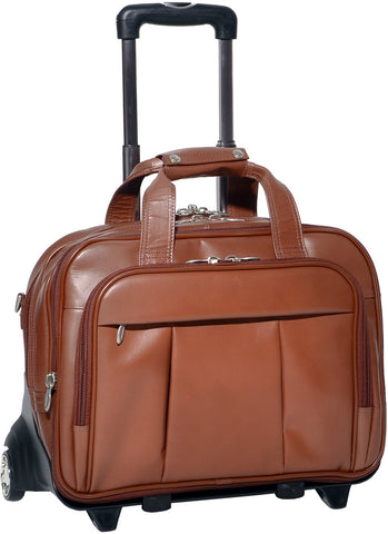 McKlein R Series Damen Leather 17in Wheeled Catalog Case