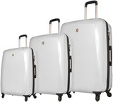 Mia Toro Fibre di Carbonio Moderno Hardside Spinner 3 Piece Set