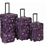 Rockland Luggage Nairobi 4 Piece Luggage Set 
