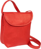 LeDonne Leather Magnetic Flap Mini Crossbody