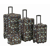 Rockland Luggage Nairobi 4 Piece Luggage Set 