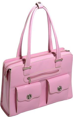 McKlein W Series Verona Leather FlyThrough Ladies Briefcase