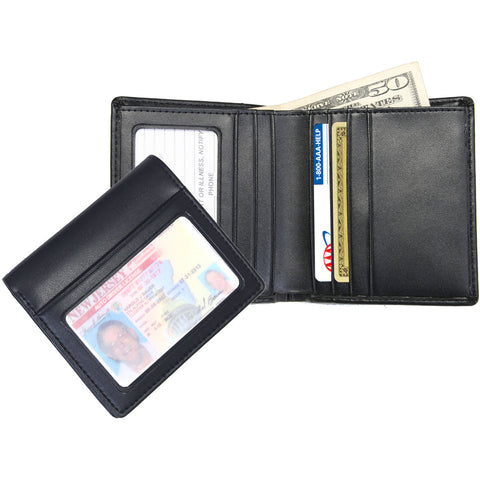 Royce Leather Men's Double ID Bifold Wallet