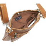 LeDonne Leather Front Flap Crossbody