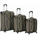Rockland Luggage Eclipse 3 Piece Spinner Luggage Set