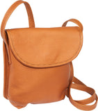 LeDonne Leather Magnetic Flap Mini Crossbody