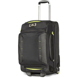 High Sierra AT8 Carry On Wheeled Duffel Upright