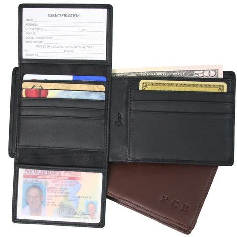 Royce Leather Executive Men's Bifold Wallet