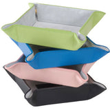 Royce Leather Luxury Suede Lined Catchall Valet Tray