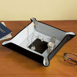 Royce Leather Luxury Suede Lined Catchall Valet Tray