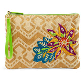 Vera Bradley Straw Beach Wristlet