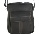 David King Deluxe Medium Leather Messenger - Luggage Factory