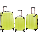 Rockland Luggage Sonic 3 Piece Hardside Spinner Luggage Set