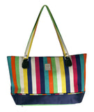 Jenni Chan Multi Stripes Computer Tote