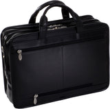 McKlein P Series Leather Dbl Compartment Laptop Case
