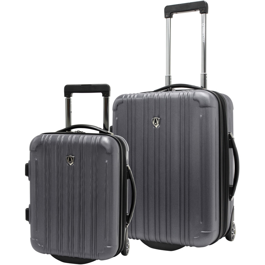 Traveler's Choice New Luxembourg 2 Piece Carry On Hardside Luggage Set