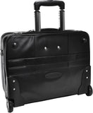 McKlein R Series Lasalle Leather 17in Wheeled Laptop Briefcase