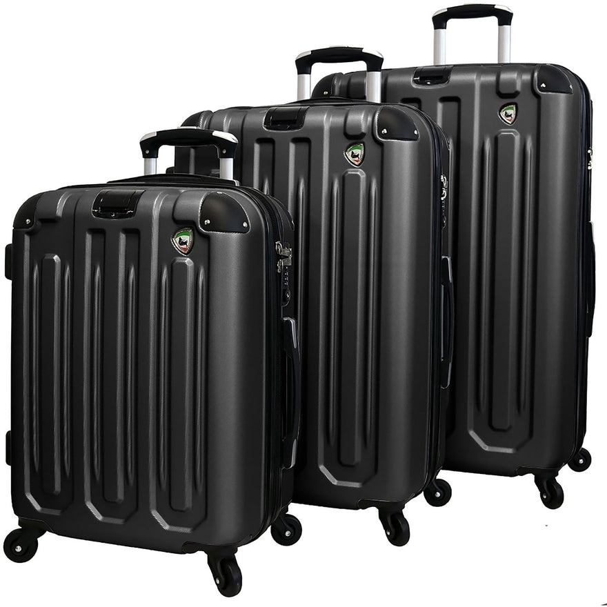 Mia Toro Regale Composite Hardside Spinner 3 Piece Set