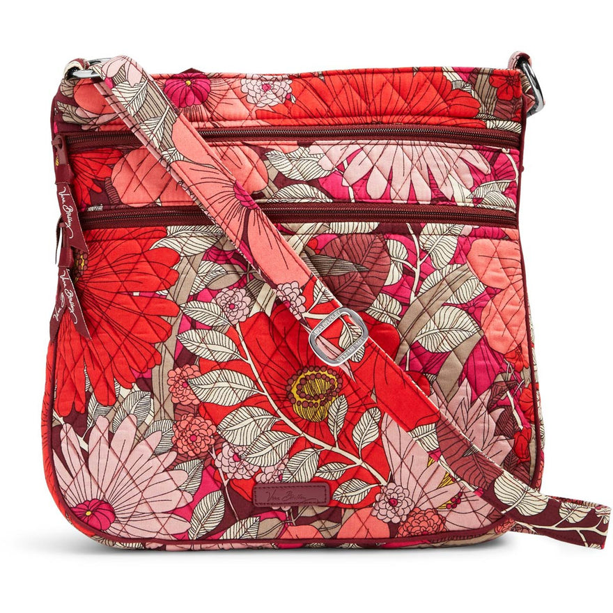 Vera Bradley Triple Zip Hipster Crossbody