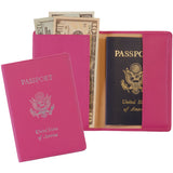 Royce Leather RFID Blocking Passport Travel Document Organizer 