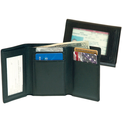 Royce Leather Men's Trifold Credit Card ID Wallet 