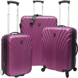 Traveler's Choice Ultra Lightweight 3 Piece Hardside Luggage Set