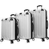 Mia Toro Metallo Composite Hardside Spinner 3 Piece Set