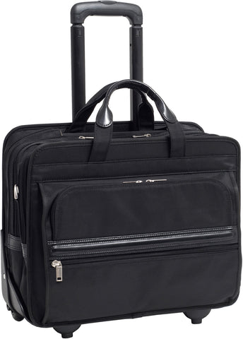 McKlein P Series Franklin Nylon 17in Wheeled Laptop Case