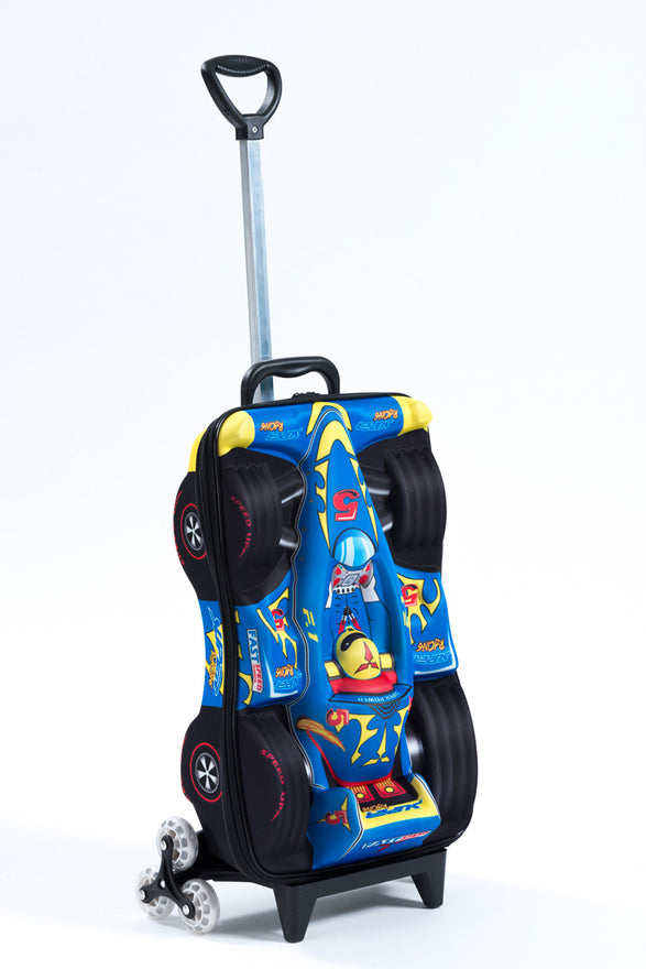 Maxi's Designs Super Power F1 3D Rolling Suitcase - Luggage Factory