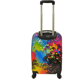 Traveler's Choice Paint Splatter 2 Piece Hardside Expandable Luggage Set