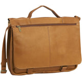 David King Expandable Leather Briefcase