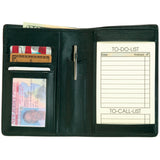 Royce Leather Passport Travel Wallet and Note Organizer 