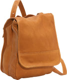 LeDonne Leather Convertible Backpack/Shoulder Bag