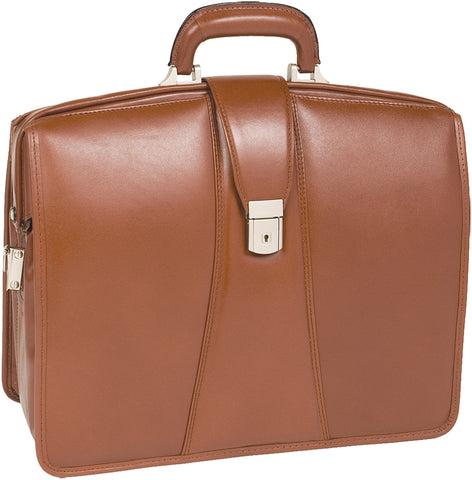 McKlein V Series Harrison Leather 17in Partners Laptop Brief