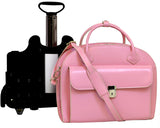 McKlein W Series Glen Ellyn Leather Wheeled Ladies Case