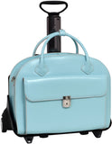 McKlein W Series Glen Ellyn Leather Wheeled Ladies Case