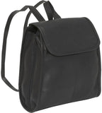 LeDonne Leather Womens Three Compartment Backpack
