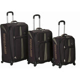 Rockland Luggage Eclipse 3 Piece Spinner Luggage Set