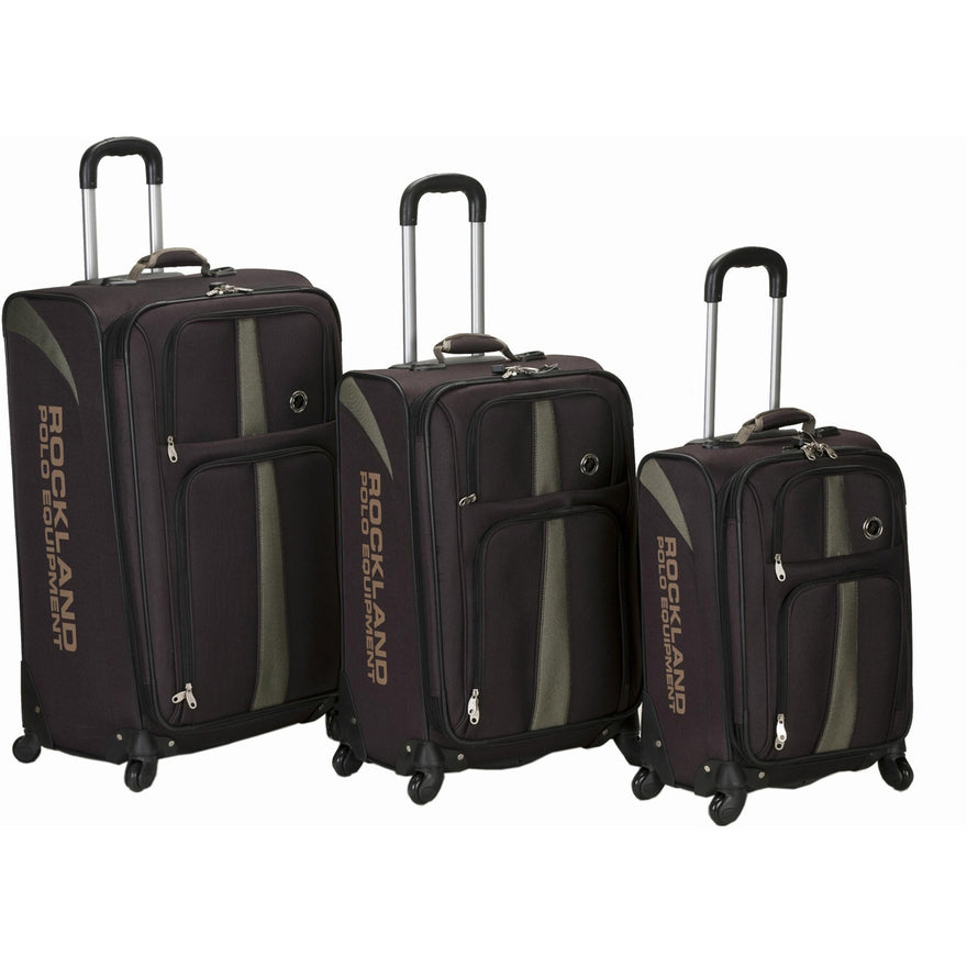 Rockland Luggage Eclipse 3 Piece Spinner Luggage Set